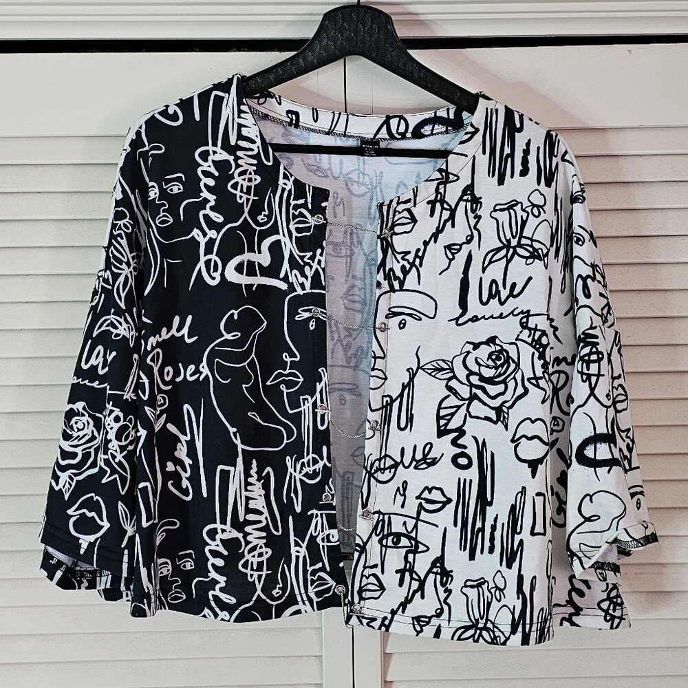 Funky Printed Crop Top